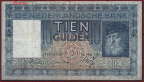 10 gulden grijsaard 1935  40.1a  FR